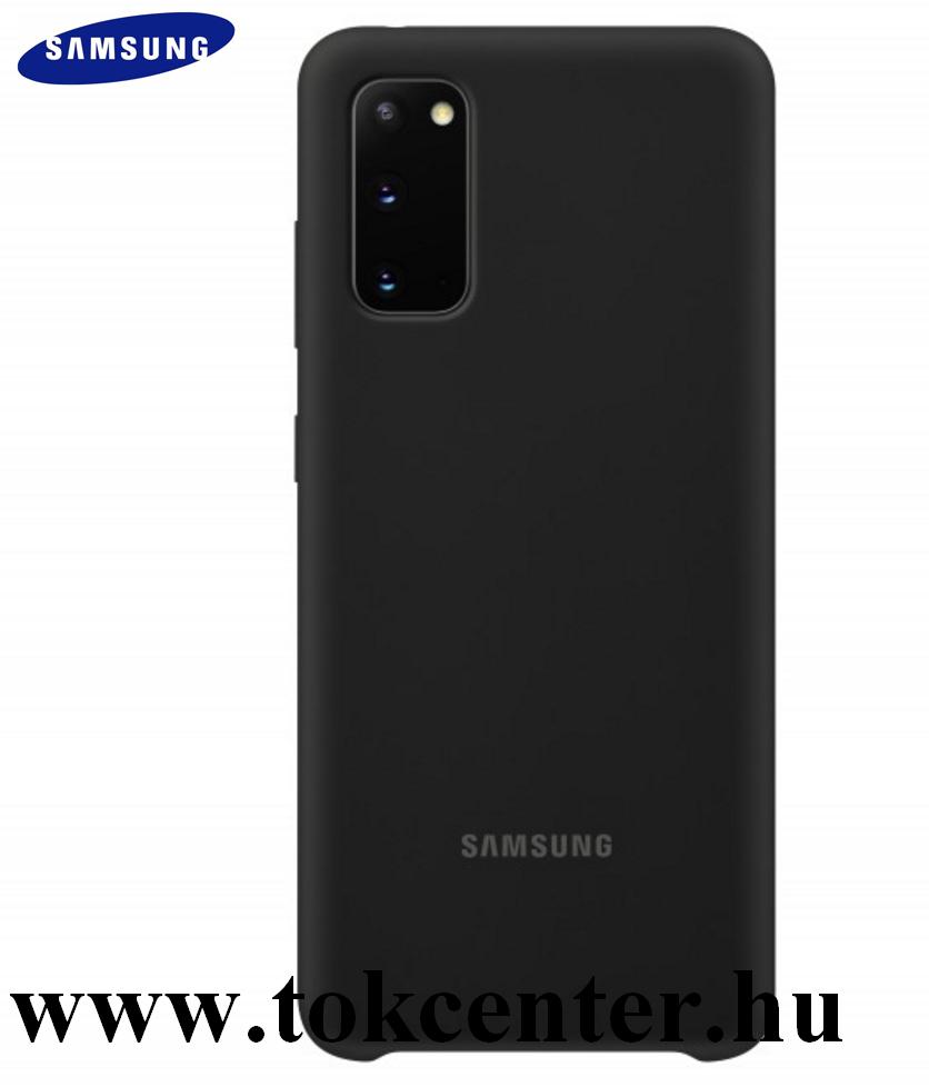 Samsung Galaxy S20 (SM-G980F) Szilikon telefonvédő FEKETE (EF-PG980TB)