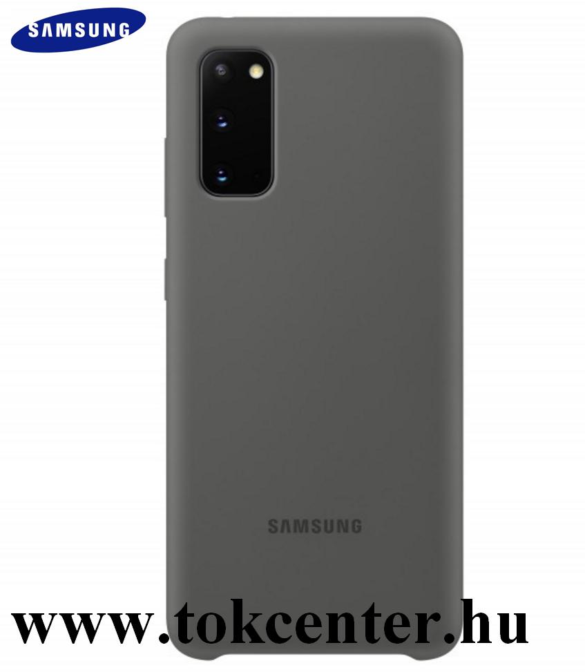 Samsung Galaxy S20 (SM-G980F) Szilikon telefonvédő SZÜRKE (EF-PG980TJ)