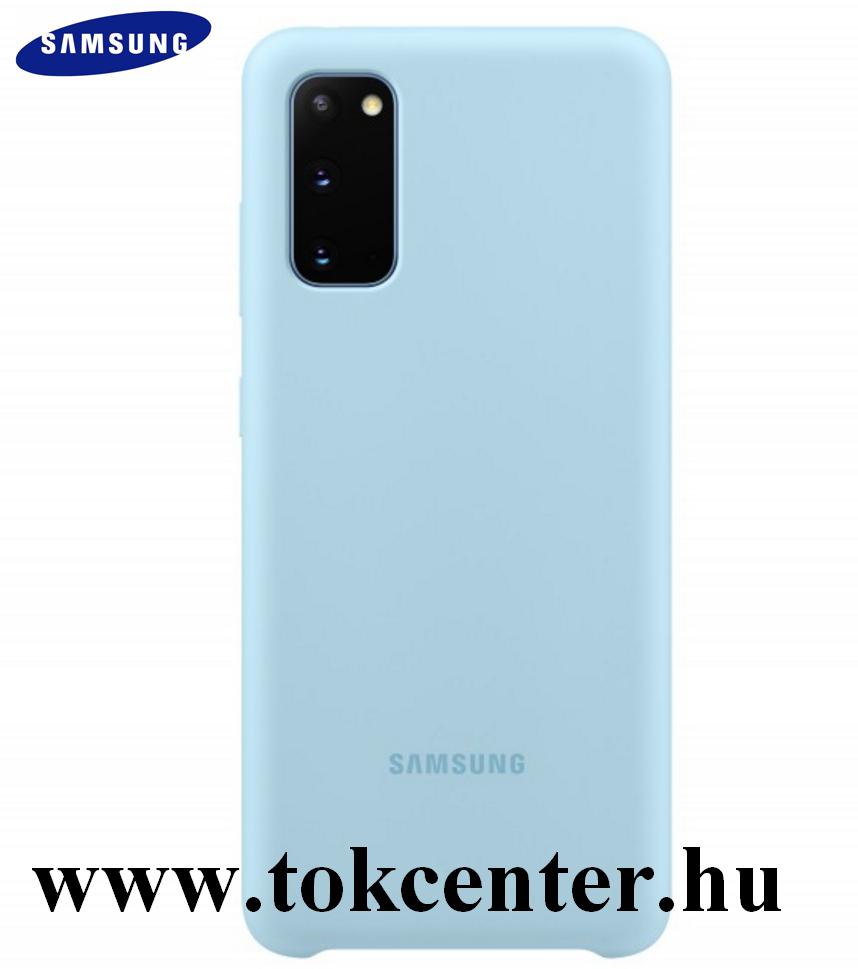Samsung Galaxy S20 (SM-G980F) Szilikon telefonvédő VILÁGOSKÉK (EF-PG980TL)
