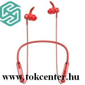 NILLKIN E4 BLUETOOTH fülhallgató SZTEREO (v5.0, nyakba akasztható, multipoint, hangerőszabályzó, SPORT) PIROS