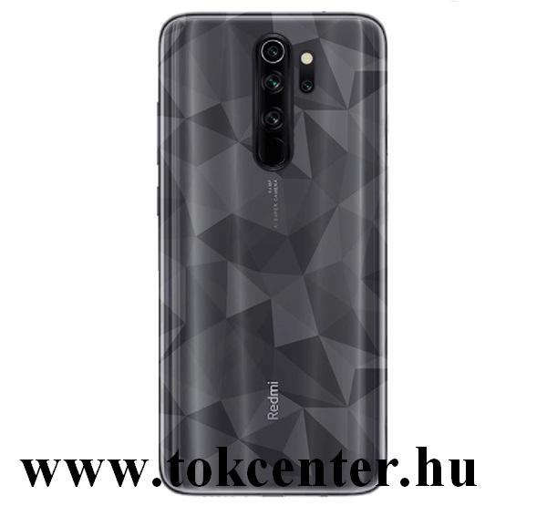 Xiaomi Redmi Note 8 Pro Szilikon telefonvédő (3D, gyémánt minta) ÁTLÁTSZÓ