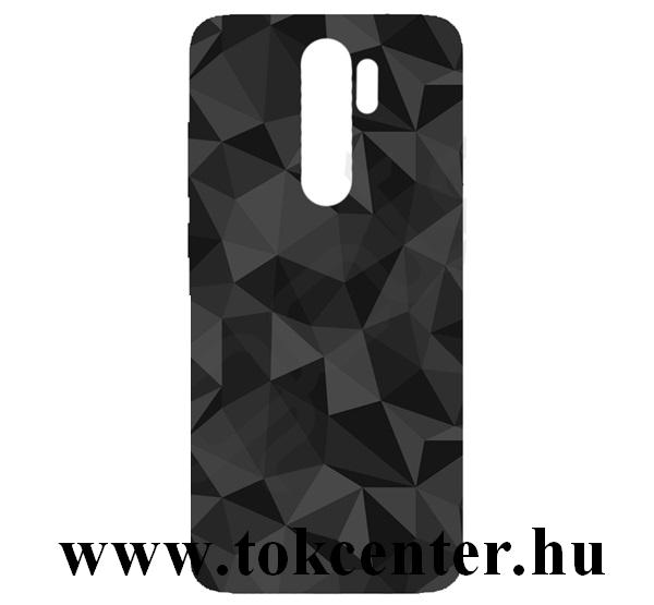 Xiaomi Redmi Note 8 Pro Szilikon telefonvédő (3D, gyémánt minta) FEKETE