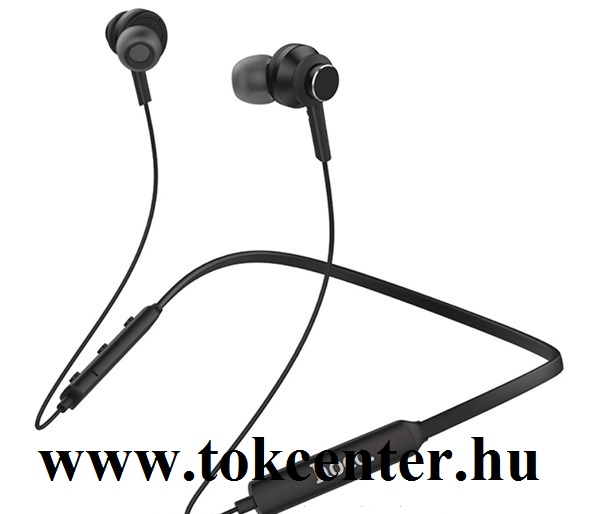 HOCO ES18 FAERY BLUETOOTH fülhallgató SZTEREO (v4.2, nyakba akasztható, multipoint, hangerőszabályzó, SPORT) FEKETE