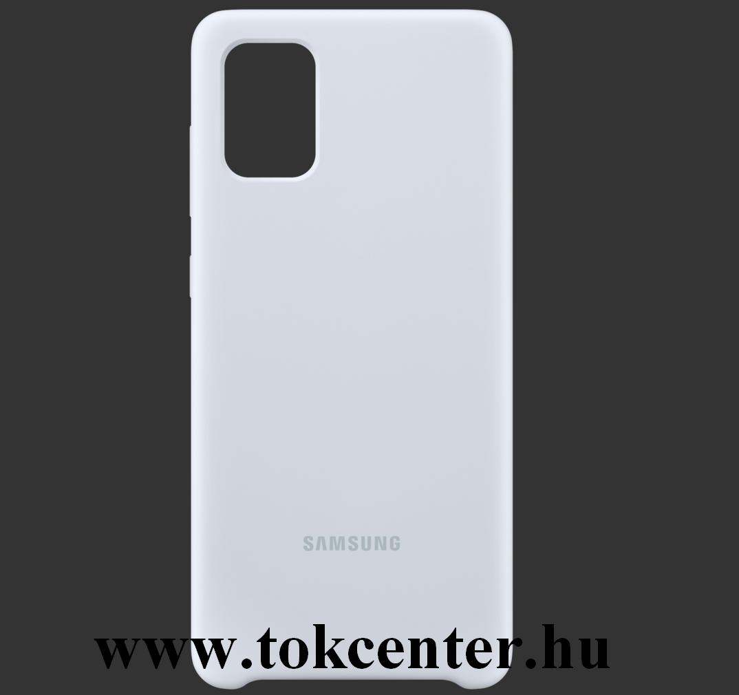 Samsung Galaxy A71 (SM-A715F) Szilikon telefonvédő EZÜST (EF-PA715TSEG)