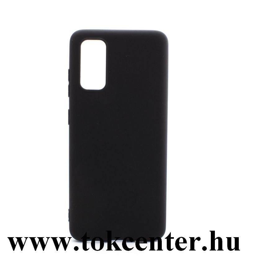 Samsung Galaxy S20 (SM-G980F) Szilikon telefonvédő (matt) FEKETE