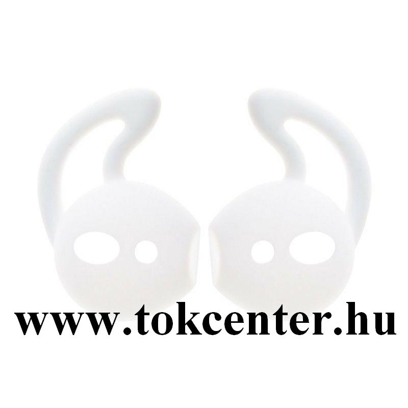 BLUETOOTH fülhallgató fülgumi (1 pár, szárnyas) FEHÉR Apple AirPods / AirPods 2