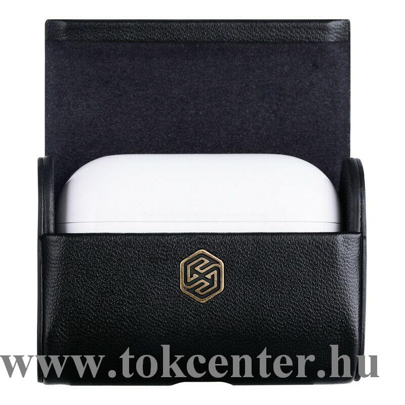 NILLKIN bőr hatású tok FEKETE Apple AirPods Pro