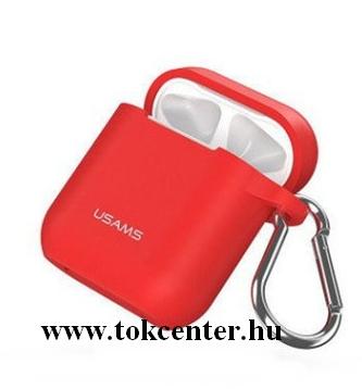 USAMS szilikon tok (karabíner) PIROS Apple AirPods / AirPods 2