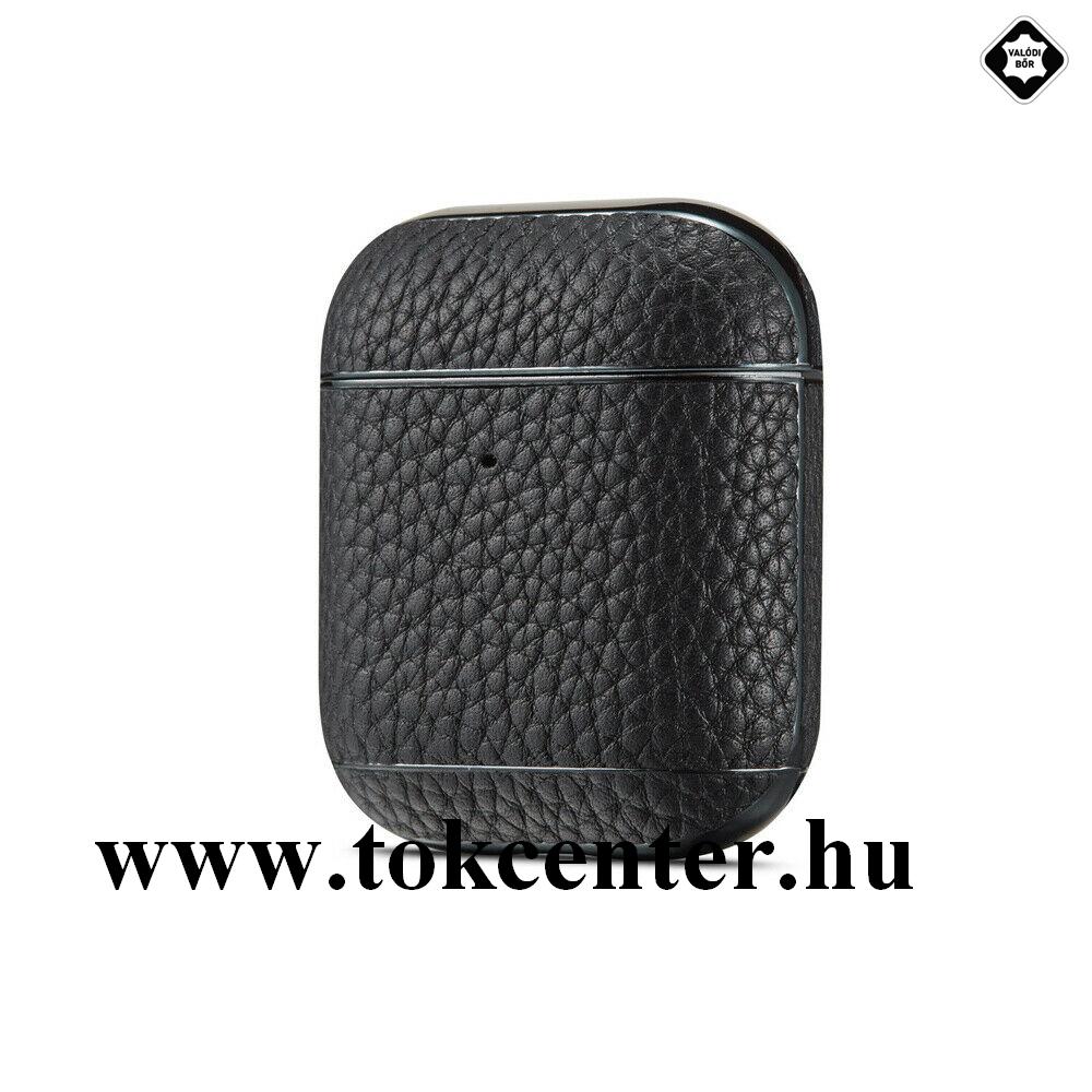 Valódi bőr tok FEKETE Apple AirPods / AirPods 2
