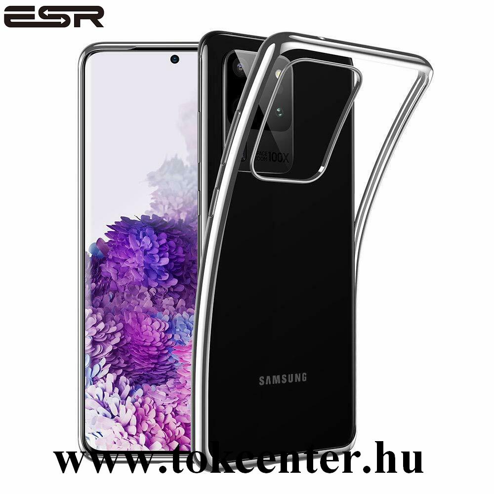 Samsung Galaxy S20 Ultra (SM-G988F) ESR ESSENTIAL CROWN szilikon telefonvédő (közepesen ütésálló) EZÜST