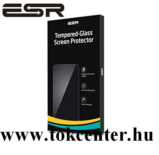 Samsung Galaxy S20 Ultra (SM-G988F) ESR képernyővédő üveg (3D full cover, íves, karcálló, 0.26mm, 9H + felhelyezést segítő keret) FEKETE