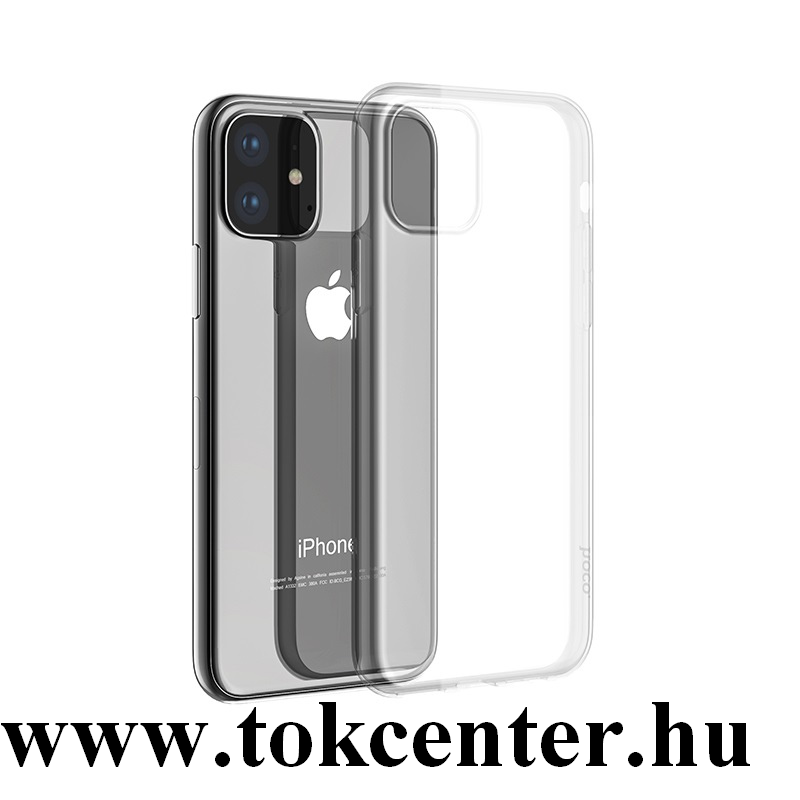 Apple iPhone 11 HOCO LIGHT szilikon telefonvédő ÁTLÁTSZÓ