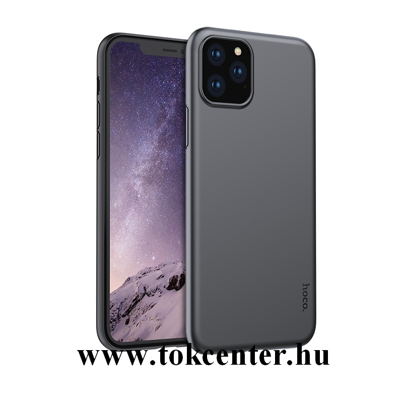 Apple iPhone 11 Pro HOCO THIN műanyag telefonvédő (0.45mm, ultravékony) FEKETE