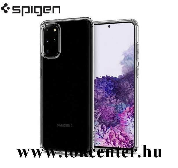 Samsung Galaxy S20 Plus (SM-G985F) SPIGEN LIQUID CRYSTAL szilikon telefonvédő (közepesen ütésálló, légpárnás sarok) ÁTLÁTSZÓ (ACS00751)