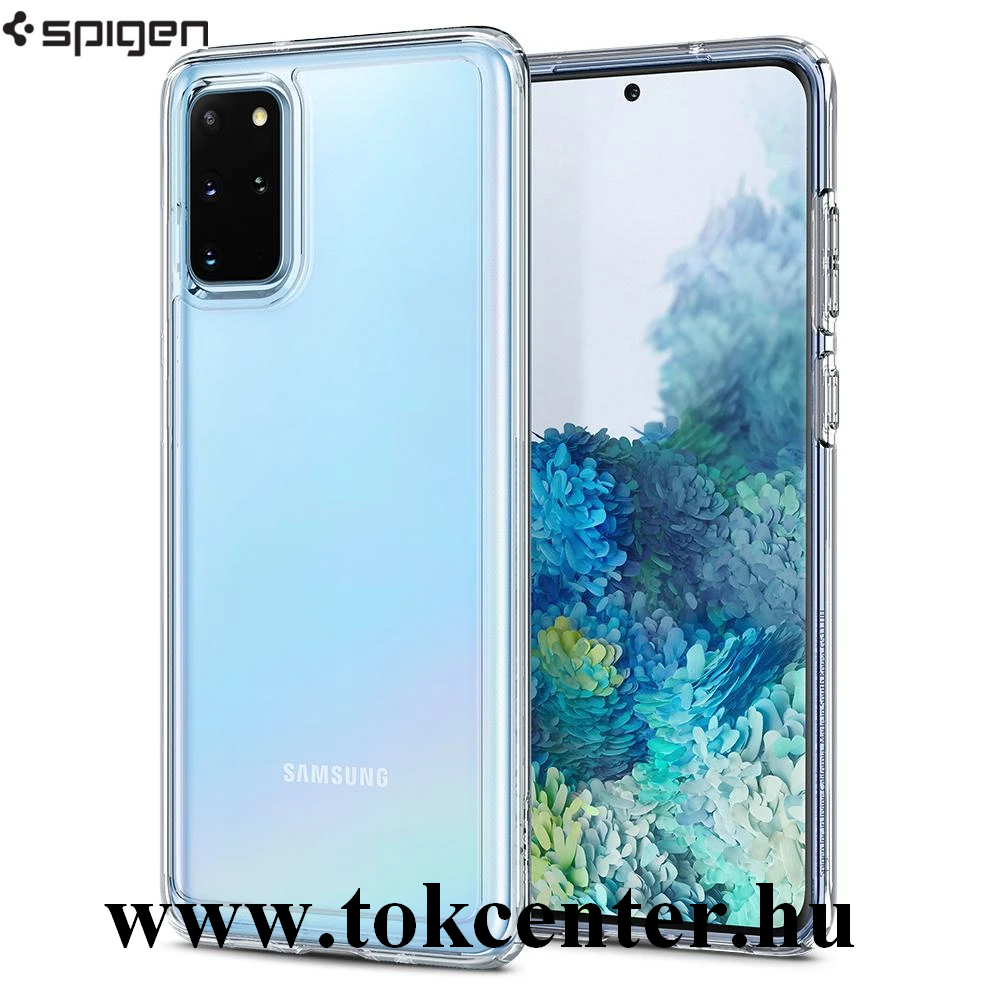 Samsung Galaxy S20 Plus (SM-G985F) SPIGEN ULTRA HYBRID műanyag telefonvédő (közepesen ütésálló, szilikon keret, légpárnás keret) ÁTLÁTSZÓ (ACS00755)