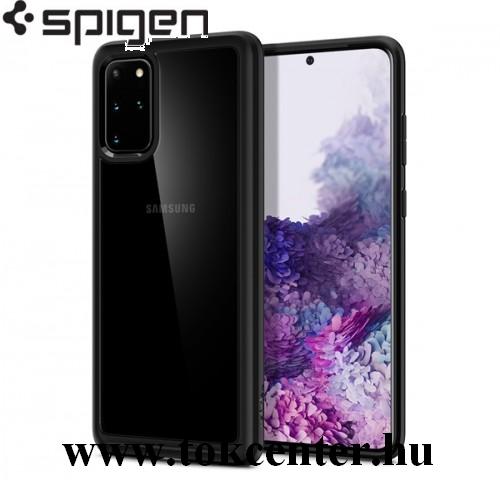 Samsung Galaxy S20 Plus (SM-G985F) SPIGEN ULTRA HYBRID műanyag telefonvédő (közepesen ütésálló, szilikon keret, légpárnás keret) FEKETE (ACS00756)