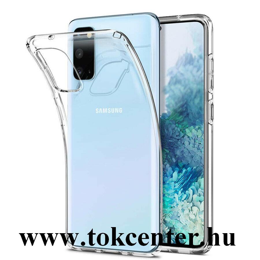Samsung Galaxy S20 (SM-G980F) Szilikon telefonvédő ÁTLÁTSZÓ