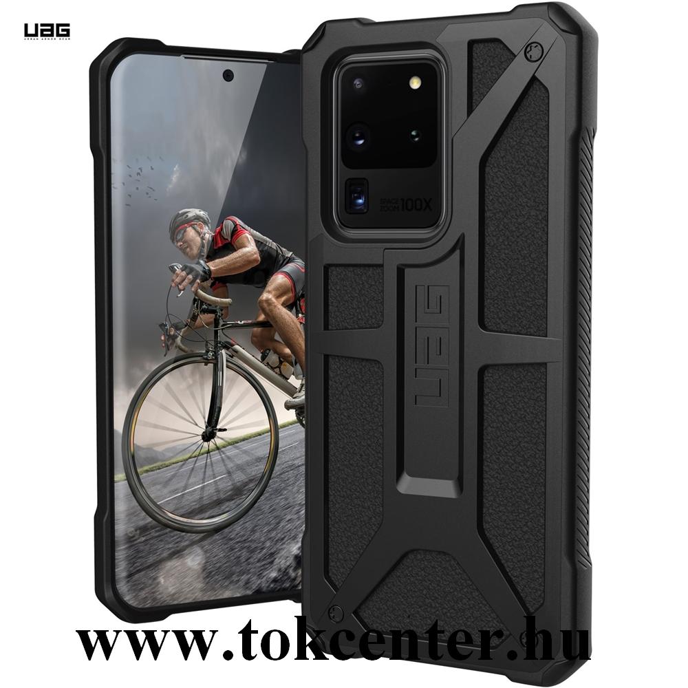 Samsung Galaxy S20 Ultra (SM-G988F) UAG MONARCH műanyag telefonvédő (közepesen ütésálló, szilikon belső) FEKETE (211991114040)
