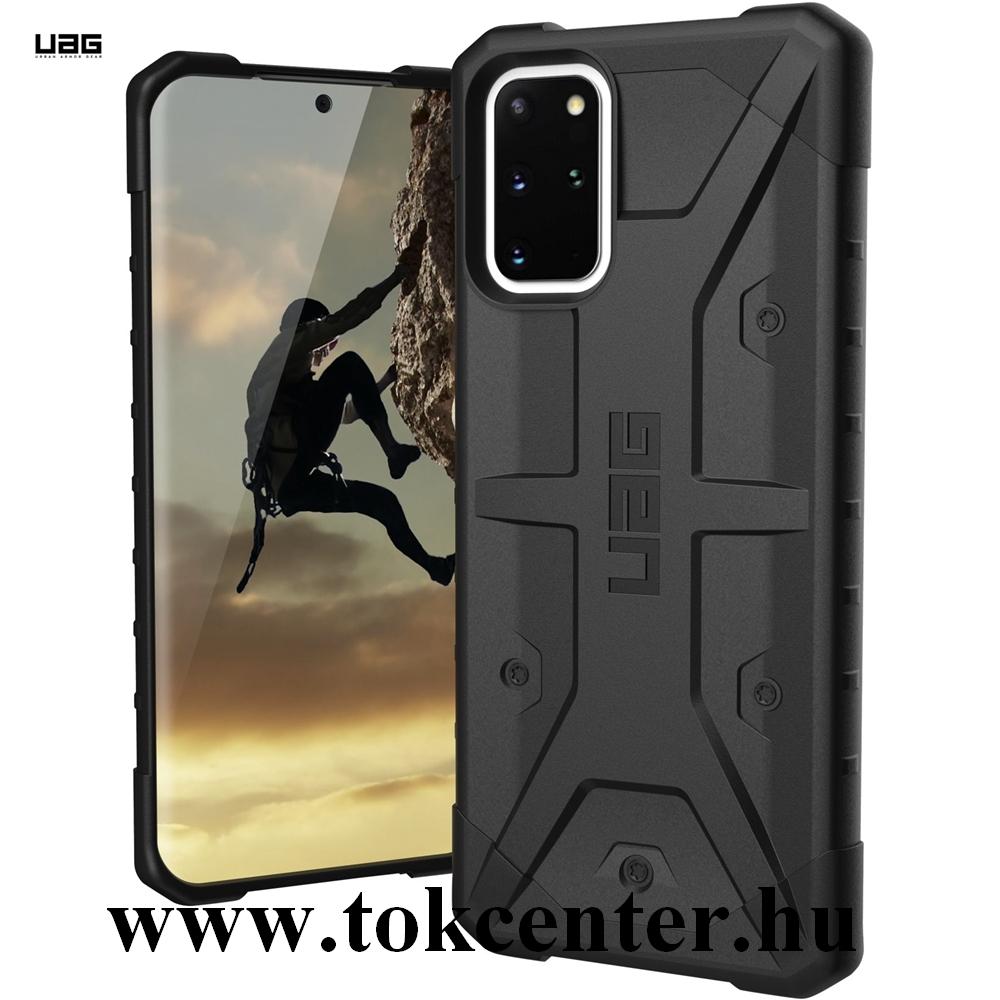 Samsung Galaxy S20 Plus (SM-G985F) UAG PATHFINDER defender műanyag telefonvédő (közepesen ütésálló, csúszásgátló, légpárnás sarok) FEKETE (211987114040)