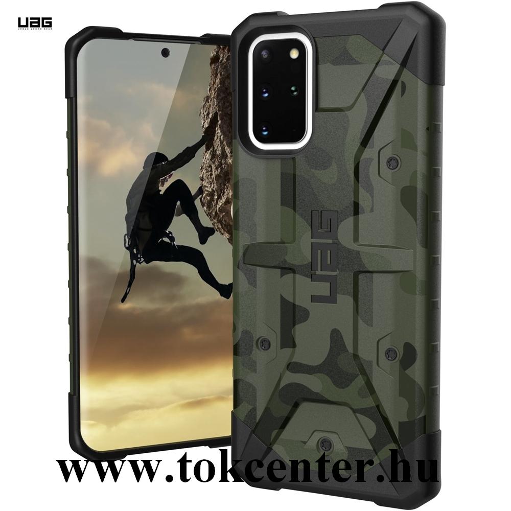 Samsung Galaxy S20 Plus (SM-G985F) UAG PATHFINDER defender műanyag telefonvédő (közepesen ütésálló, csúszásgátló, légpárnás sarok) ZÖLD/TEREPMINTA (211987117271)