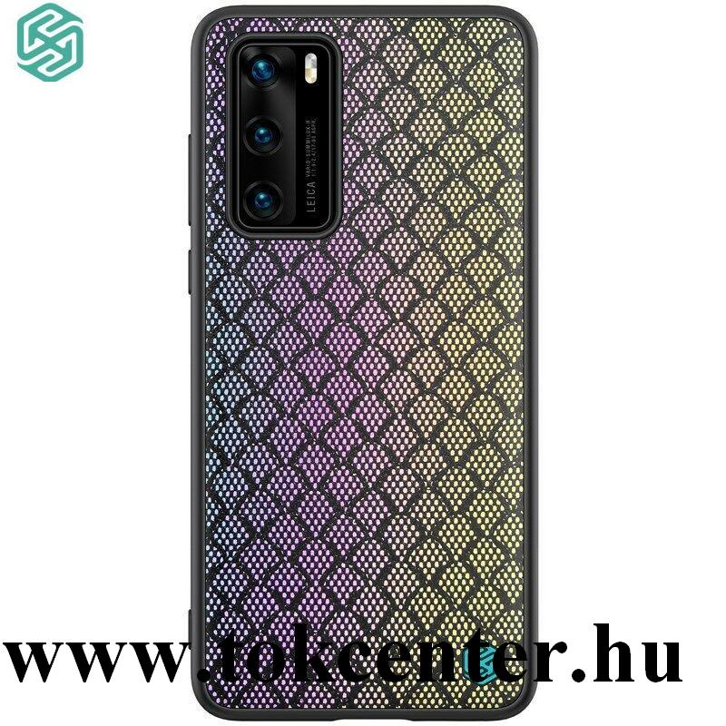 Huawei P40 NILLKIN TWINKLE szilikon telefonvédő (közepesen ütésálló, műanyag hátlap, csillogó) SZÍNES