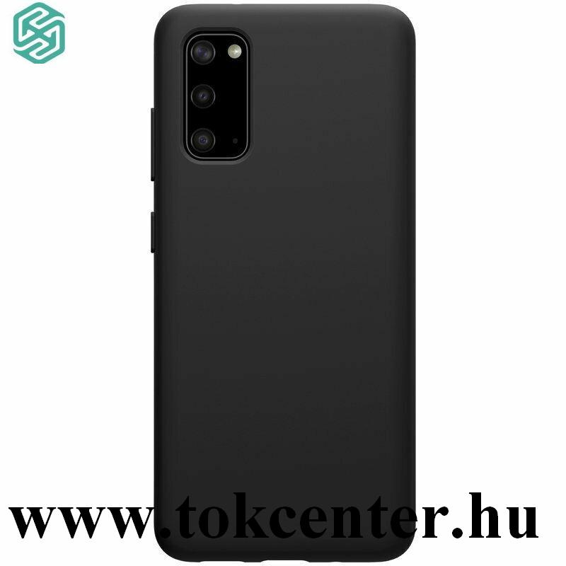 Samsung Galaxy S20 (SM-G980F) NILLKIN FLEX PURE szilikon telefonvédő (gumírozott) FEKETE