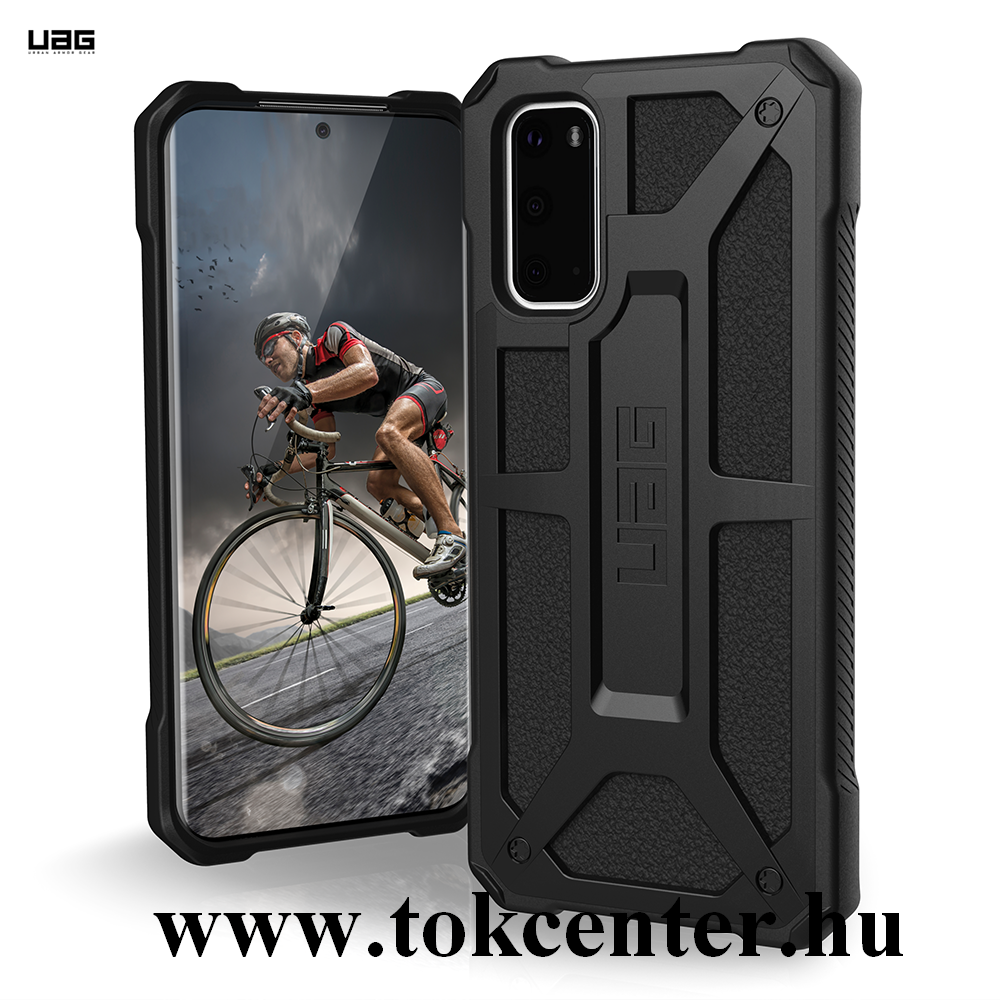 Samsung Galaxy S20 (SM-G980F) UAG MONARCH műanyag telefonvédő (közepesen ütésálló, szilikon belső) FEKETE (211971114040)