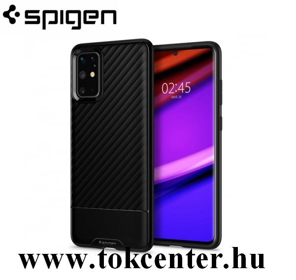 Samsung Galaxy S20 Plus (SM-G985F) SPIGEN CORE ARMOR szilikon telefonvédő (közepesen ütésálló, 3D minta) FEKETE