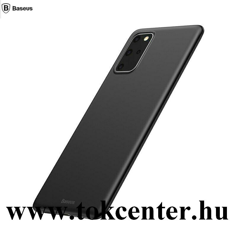 Samsung Galaxy S20 Ultra (SM-G988F) BASEUS WING műanyag telefonvédő (0.4mm, polipropilén, ultravékony) FEKETE