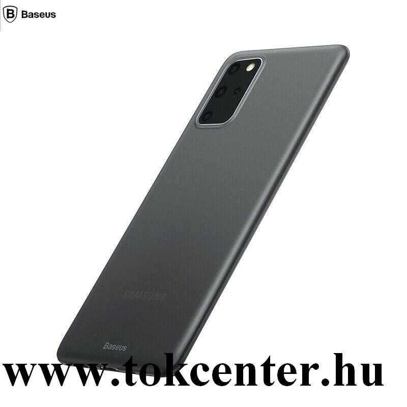 Samsung Galaxy S20 (SM-G980F) BASEUS WING műanyag telefonvédő (0.4mm, polipropilén, ultravékony) FÜSTSZÍNŰ