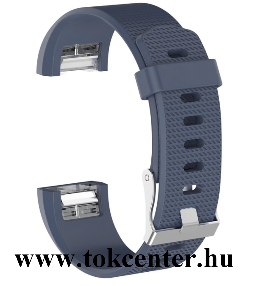 Fitbit Charge 2 Pótszíj (szilikon, állítható) SÖTÉTKÉK