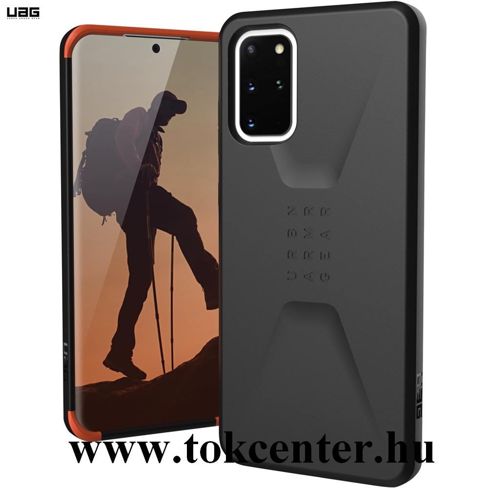 Samsung Galaxy S20 Plus (SM-G985F) UAG CIVILIAN defender műanyag telefonvédő (közepesen ütésálló, szilikon betét) FEKETE (21198D114040)