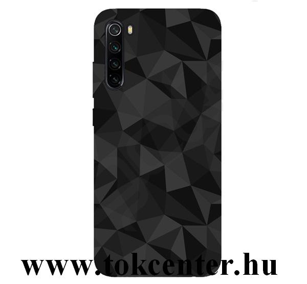 Xiaomi Redmi Note 8T Szilikon telefonvédő (3D, gyémánt minta) FEKETE