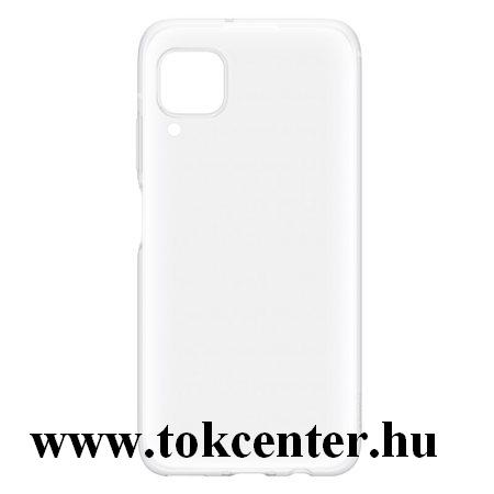 Huawei P40 Lite Műanyag telefonvédő (gumírozott) ÁTLÁTSZÓ