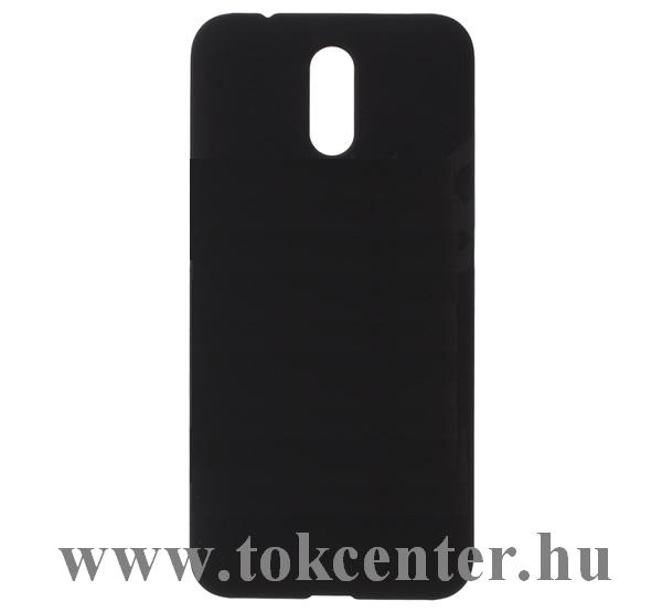 Nokia 2.3 Műanyag telefonvédő (gumírozott) FEKETE
