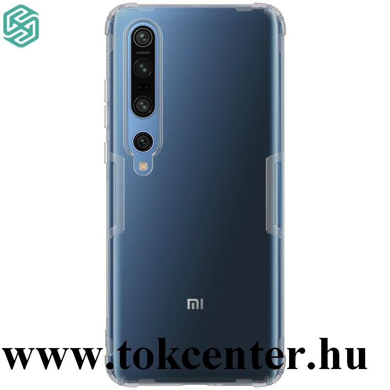 Xiaomi Mi 10 5G / Xiaomi MI 10 Pro 5G NILLKIN NATURE szilikon telefonvédő (közepesen ütésálló, légpárnás sarok, 0.6 mm, ultravékony) SZÜRKE