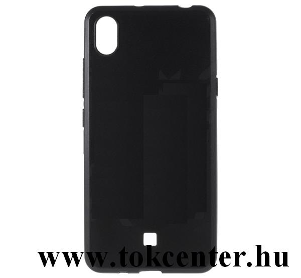 LG K20 2019 (LMX120) Szilikon telefonvédő (matt) FEKETE