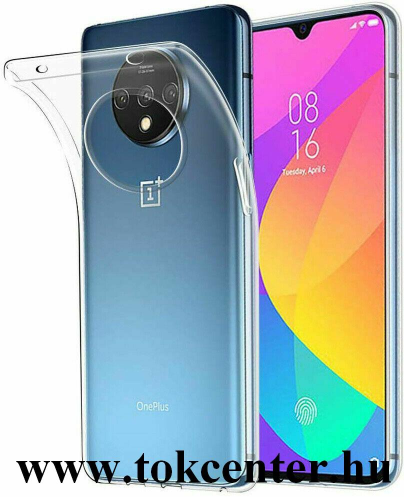 OnePlus 7T Szilikon telefonvédő (ultravékony) ÁTLÁTSZÓ