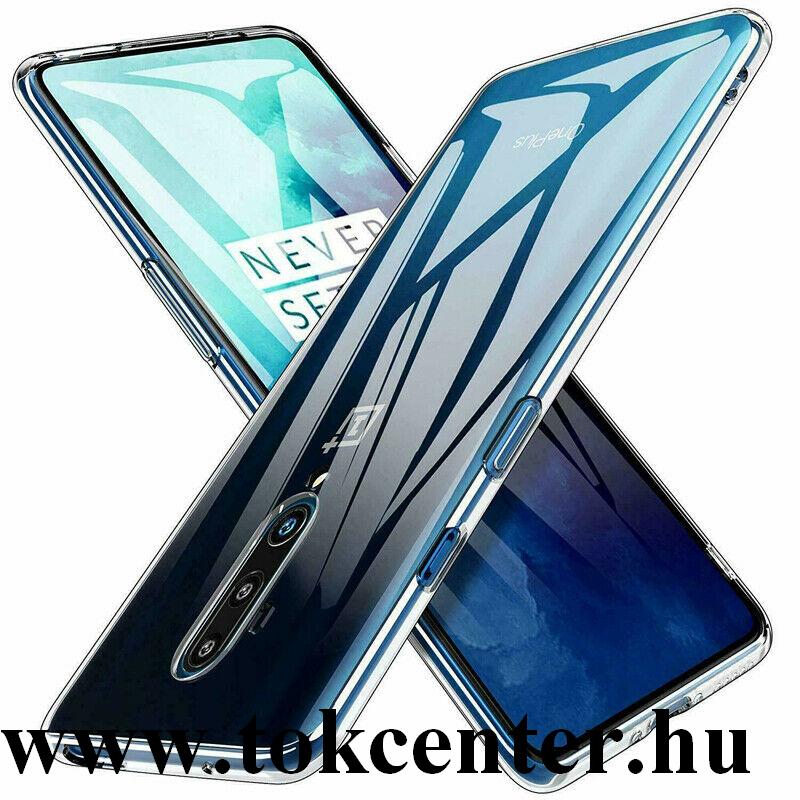 OnePlus 7T Pro Szilikon telefonvédő (ultravékony) ÁTLÁTSZÓ