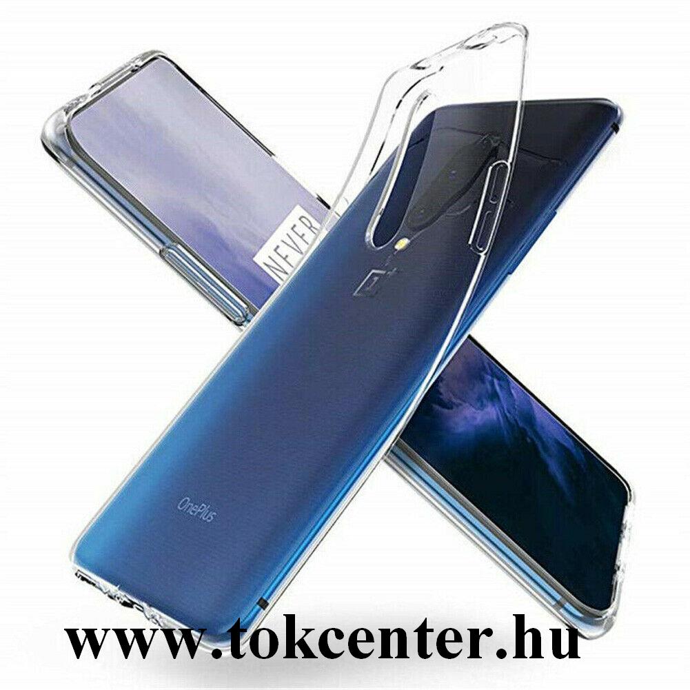 OnePlus 7 Pro Szilikon telefonvédő (ultravékony) ÁTLÁTSZÓ