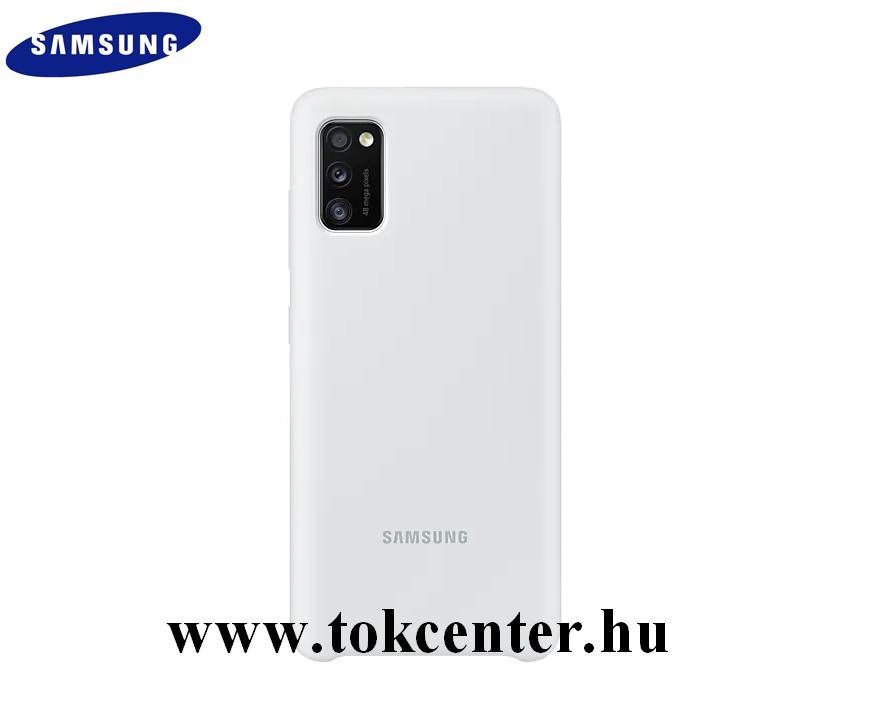 Samsung Galaxy A41 (SM-A415F) Szilikon telefonvédő FEHÉR (EF-PA415TWEGEU)