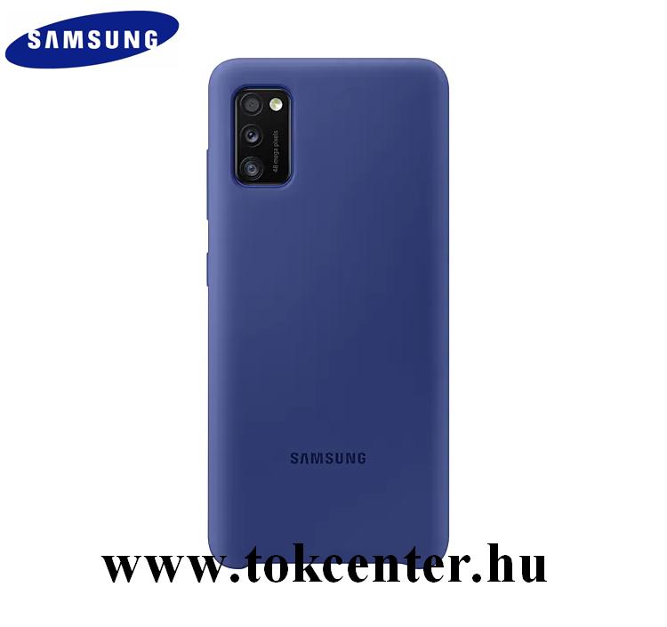 Samsung Galaxy A41 (SM-A415F) Szilikon telefonvédő KÉK (EF-PA415TLEGEU)