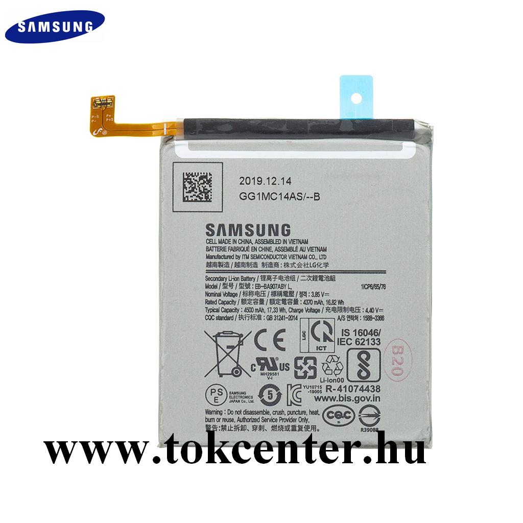 Samsung Galaxy S10 Lite (SM-G770F) Akku 4500 mAh LI-ION (belső akku, beépítése szakértelmet igényel) (EB-BA907ABY)