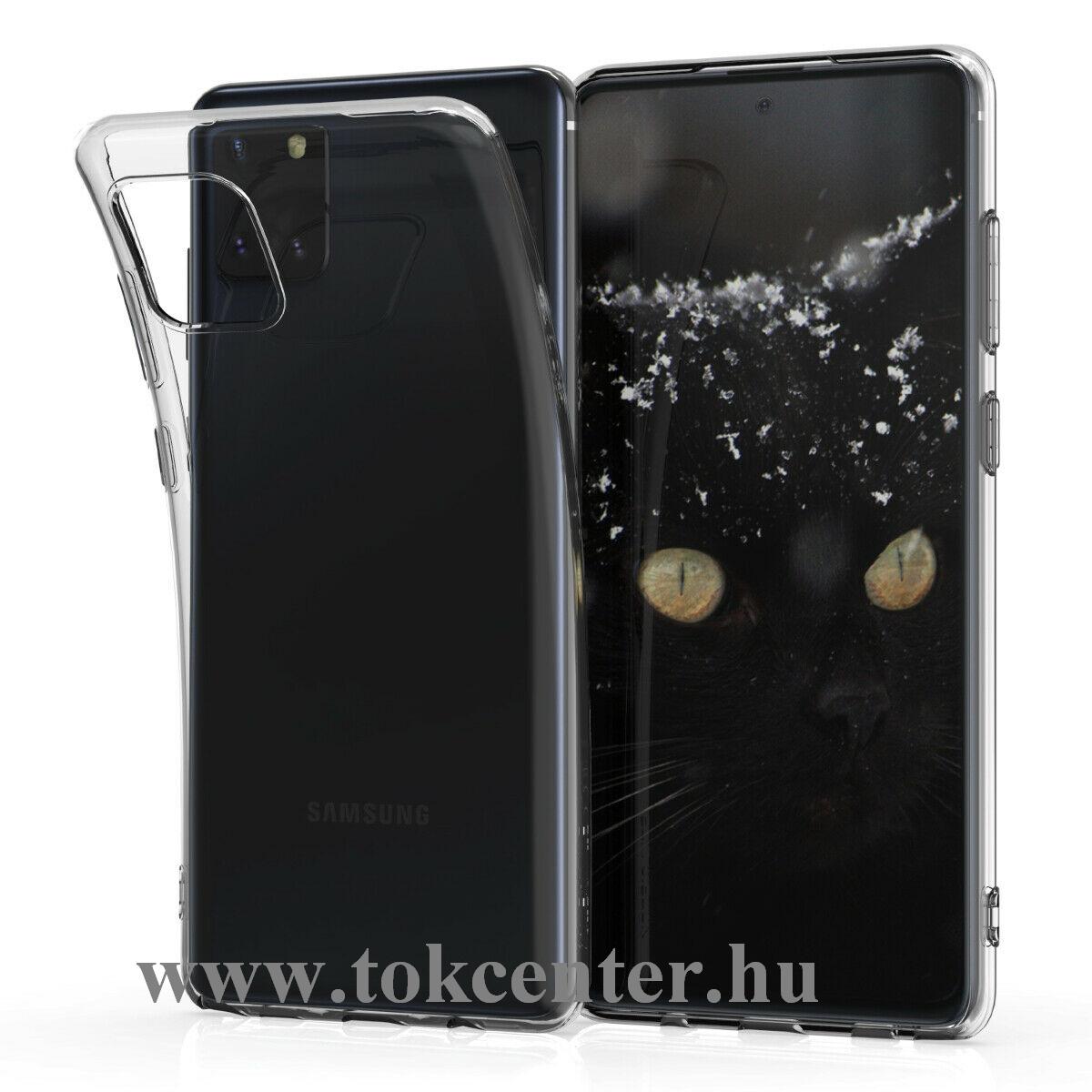Samsung Galaxy Note 10 Lite (SM-N770F) Szilikon telefonvédő (ultravékony) ÁTLÁTSZÓ