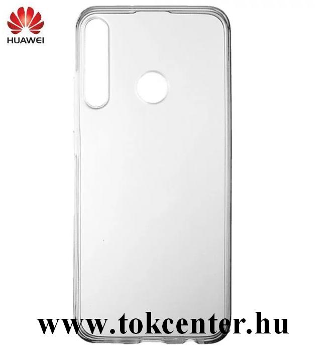 Huawei P40 Lite E Szilikon telefonvédő ÁTLÁTSZÓ (51994006)
