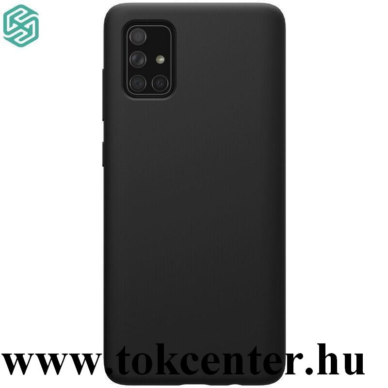 Samsung Galaxy A71 (SM-A715F) NILLKIN FLEX PURE szilikon telefonvédő (gumírozott) FEKETE