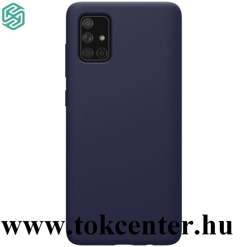 Samsung Galaxy A71 (SM-A715F) NILLKIN FLEX PURE szilikon telefonvédő (gumírozott) SÖTÉTKÉK