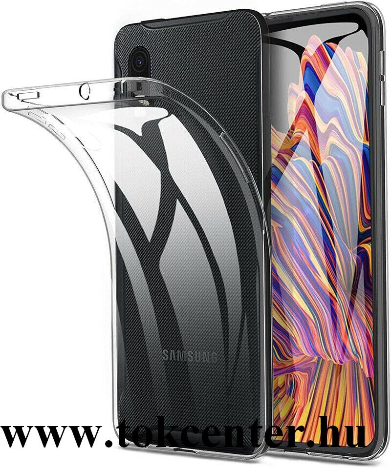 Samsung Galaxy Xcover Pro (SM-G715F) Szilikon telefonvédő (légpárnás sarok) ÁTLÁTSZÓ
