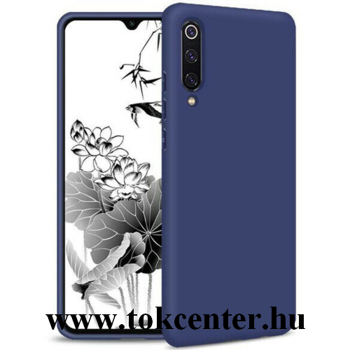 Xiaomi Mi 9 Lite / Xiaomi Mi A3 (Mi CC9e) Szilikon telefonvédő (matt) SÖTÉTKÉK
