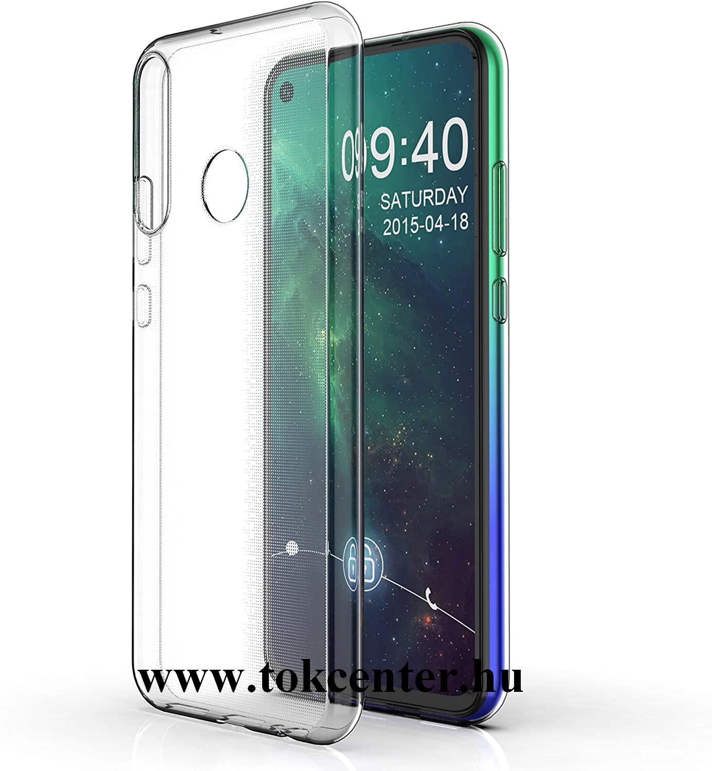 Huawei P40 Lite E Szilikon telefonvédő (ultravékony) ÁTLÁTSZÓ